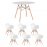 Обеденная группа Стол Eames D100, 6 стульев Eames DAW Обеденная группа Стол Eames D100, 6 стульев Eames DAW