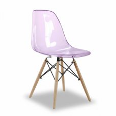 Стул Eames, фиолетовый прозрачный