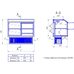 Витрина холодильная встраиваемая Элка Волхонка 1,00 для самообслуживания ЭлКа
