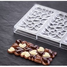 Форма д/шок. 'Chocolate Bar EROS' 154х77мм h11мм, 100гр, 3 ячейки, п/к PC5028FR