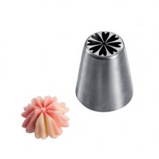 Насадка 'Цветок' d25мм h42мм, нержавеющая сталь BX0054