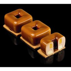 Форма силиконовая Pavoflex для пирож. 3D 'Тулум' 56х56мм h34мм, 90мл, 12 ячеек PX4361S