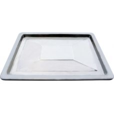 Противень из нержавеющей стали Hurakan 335x325 (для печи HKN-XFT023)