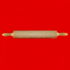 Скалка 60см с вращающимися ручками, бук skalka600