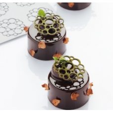 Форма силиконовая PAVODECOR для декора. 'Круги 2' d50мм h2мм, 1,5мл, 15 ячеек PR005