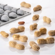 Форма силиконовая 'Gourmand Орех арахис' 47х19мм h16мм, 7мл, 24 ячейки GG014S