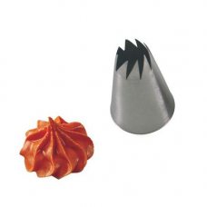 Насадка 'Открытая роза' d17мм h47мм, нержавеющая сталь BA413