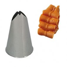 Насадка 'Листок' 16мм h40мм, нержавеющая сталь BX1123