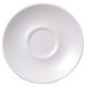 Блюдце 15,6см Vellum, цвет White полуматовый WHVMCSS1, (коробка 7 шт.)