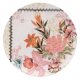 Тарелка мелкая UNNI SHAPE BUQUE TROPICAL 26см Oxford 126318, AY02-5820, (коробка 17 шт.)