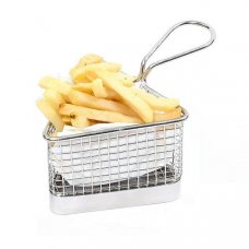 Емкость для закусок сетчатая треугольная 11см h8см, нержавеющая сталь BSK215NM