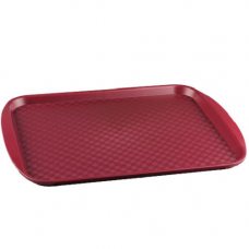 Поднос пласт. 35х45см, бордовый 422106621 Поднос пласт. 35х45см, бордовый 422106621