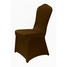 Чехол универсальный на стул из бифлекса цвет коричневый KM