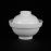 МИСОСУПНИЦА с крышкой 5'' 125мм 300мл Chan Wave Classic ivory LQ-Q1761, (коробка 10 шт.)