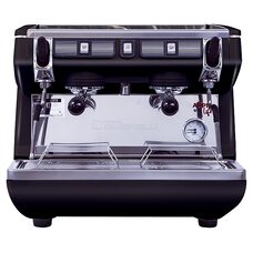 Кофемашина Nuova Simonelli Appia Life Compact 2 Gr S черная, высокие группы, экономайзер, полуавтомат