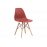 Пластиковый стул Eames PC-015 bordeaux