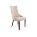 Стул Elegance dark walnut / fabric cream Стул Elegance dark walnut / fabric cream
