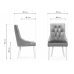 Стул Elegance dark walnut / fabric cream Стул Elegance dark walnut / fabric cream